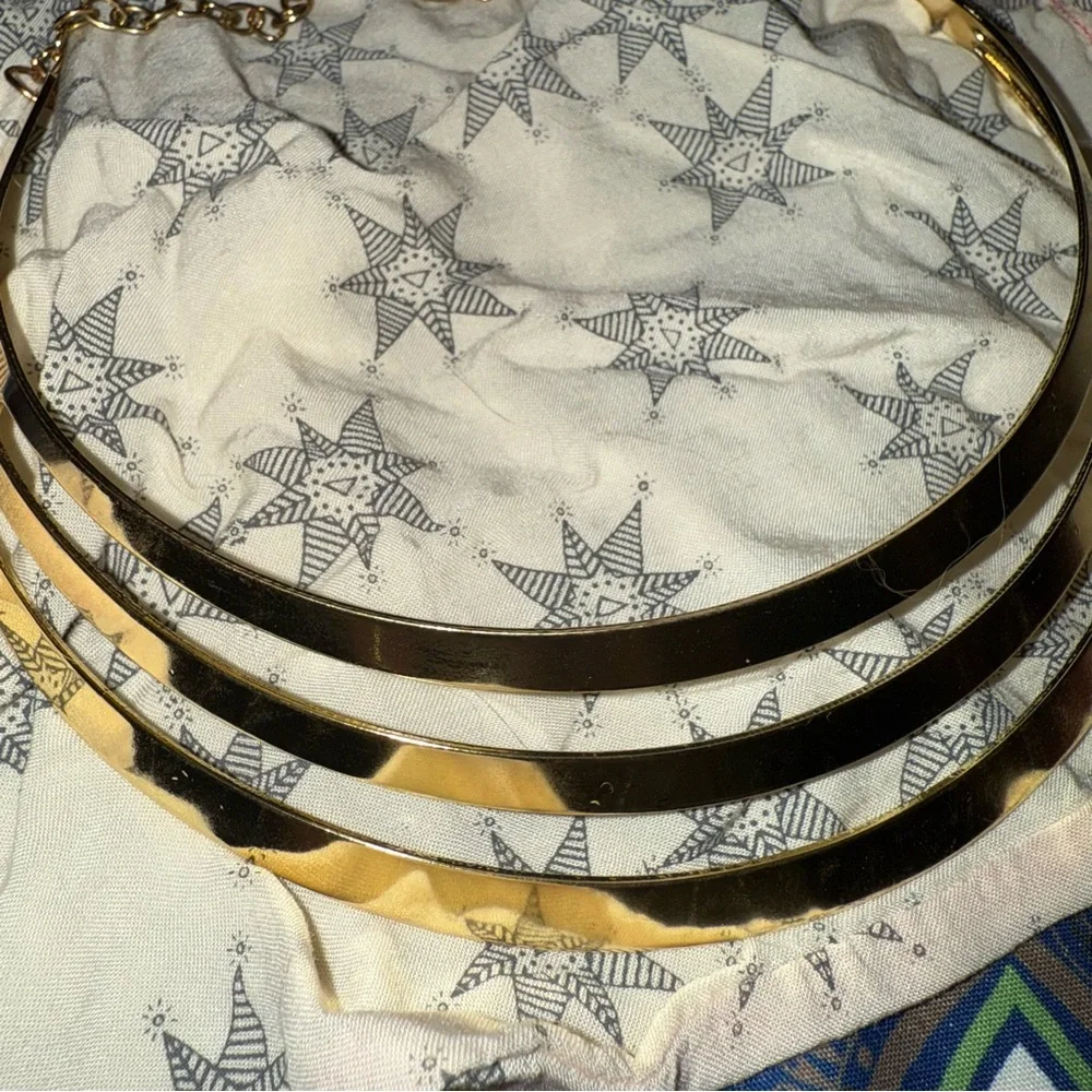 Gold Collar Necklace - Picture 6 of 9